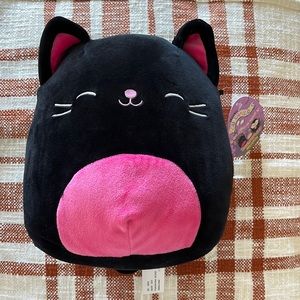 NWT Halloween Fall Squishmallow Catarina the Pink Cat / Kitten